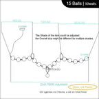 Nordic Glass Pendant Light Fixture Ceiling Lamp Modern Design