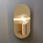 Gold Wall Lamp Sconce for Modern Bedroom Decor and Night Light