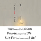 Modern LED Pendant Lights for Living Room Bedroom Bar Decor Lighting