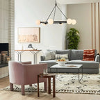 Glass Ball Chandelier LED Hanging Lamp Modern Nordic Style Pendant Light