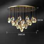Crystal Chandelier: Luxury Pendant Light for Living and Dining Room