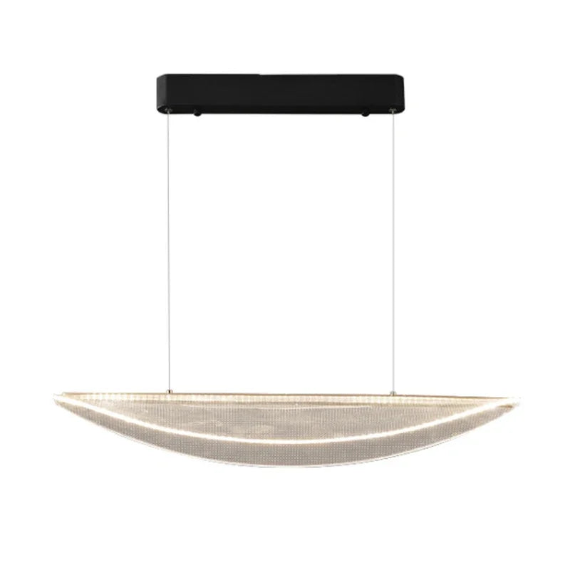 Modern Minimalist Acrylic LED Chandelier for Home Decor and Indoor Lighting