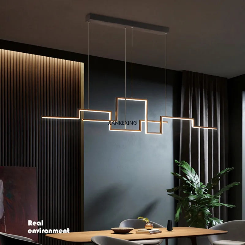 LED Ceiling Chandelier Dimmable for Dining Room Kitchen Bar Pendant Lamp