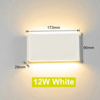 Outdoor LED Wall Lamp Up Down IP65 Waterproof Aluminum Sconces