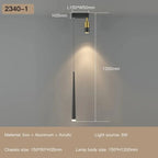 Long Strip Spotlight Pendant Lamp: Modern Chandelier for Living, Dining, Bedroom, Hall Lighting