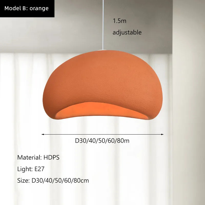 Nordic Minimalist Wabi Sabi LED Pendant Light Fixture