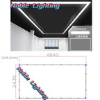 Honeycomb Lights Garage LED Working Light | Hexagon Ceiling Garage LED Light