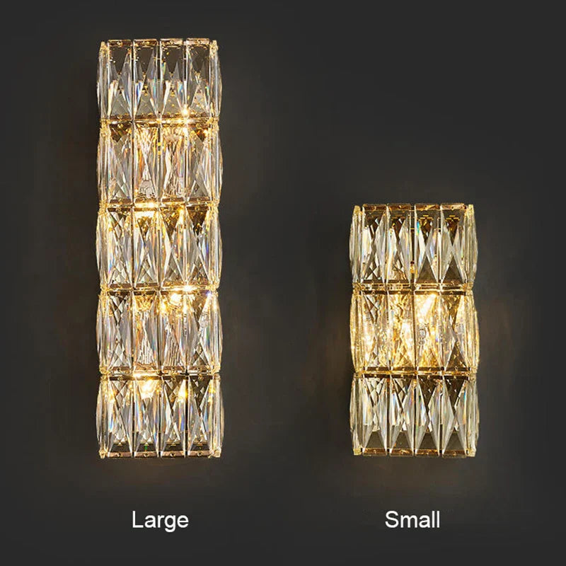 Luxury Crystal Wall Lamp for Living Room, Bedroom, Hotel Decor