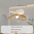 Hemp Pendant Lights: Wabi Sabi LED Indoor Lighting Fixtures