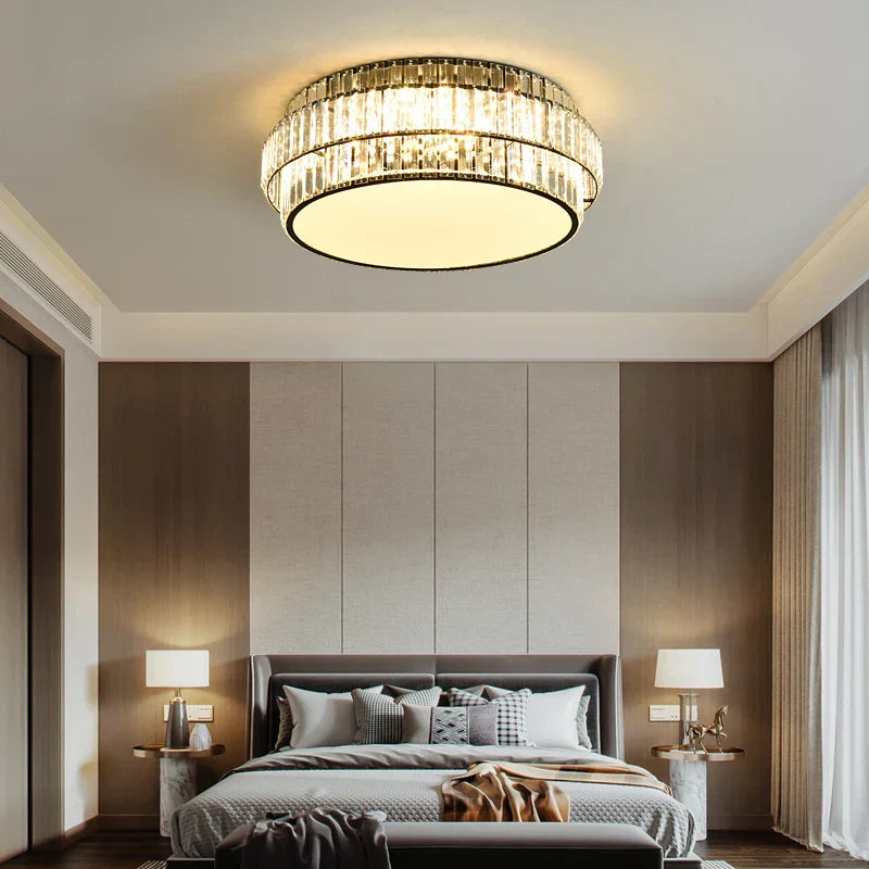 Crystal LED Ceiling Lamp for Living Room Bedroom Study