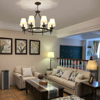 Retro Iron Pendant Lamp Classic Design Lighting Fixture