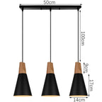 Nordic Retro LED Pendant Chandelier for Modern Home Lighting