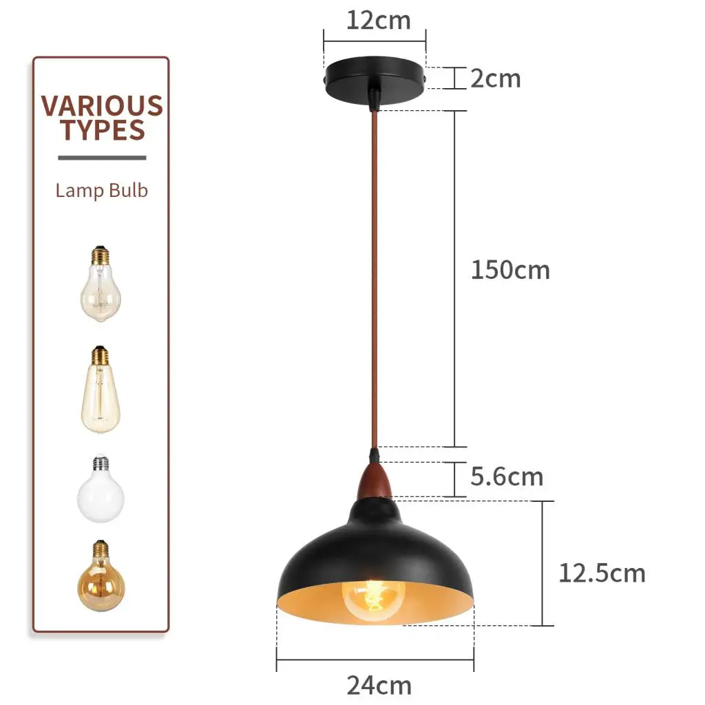 Nordic Industrial Pendant Lights Chandelier for Home Decor LED Lighting