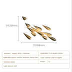 Modern LED Wall Lamp for Living Room Bedroom Aisle Stair Background Wall Decor