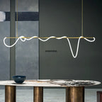 Long Hose LED Ceiling Chandelier for Dining Room & Kitchen - Pendant Lighting
