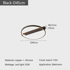 Modern Circle LED Ceiling Lamp for Bedroom Study Living Room Decor