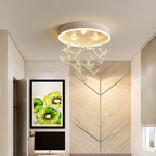Minimalist LED Crystal Chandeliers for Bedroom Dining Study Living Children, Warm & Romantic