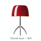 Lumiere Piccola Chrome Table Lamp Simple Bedroom Bedside Coffee Tables LED Light