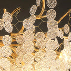 Gold Tree Branch Chandelier: Elegant European Style Pendant Light for Home Decor