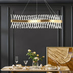 Luxury Crystal LED Pendant Lights by - Elegant Home Lighting Chandelier Fixture