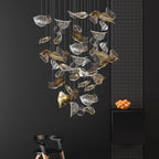 Luxury LED Chandelier: Modern Hall Duplex Hotel Lobby Pendant Light