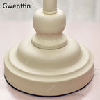 Princess Fabric Table Lamps for Living Room Bedroom - Bedside Desk Stand Light Fixtures