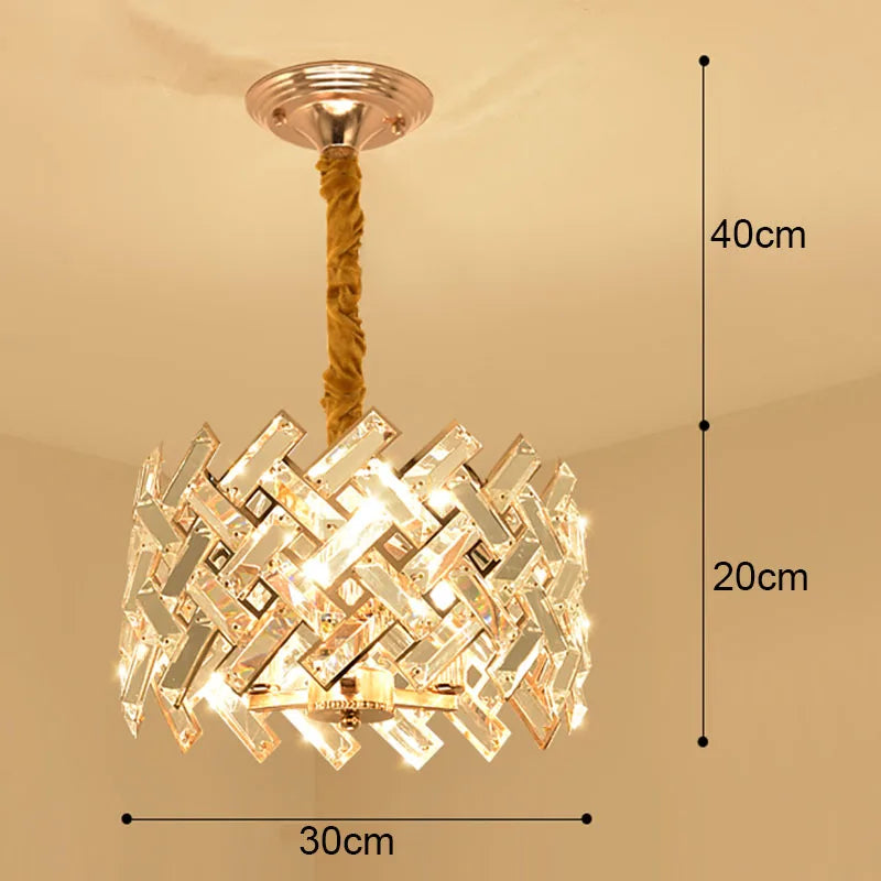 Crystal LED Ceiling Chandelier for Home Decor