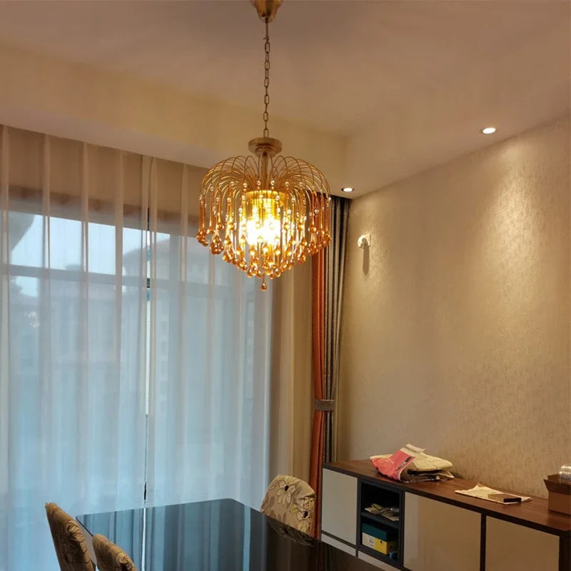 Elegant Crystal Ceiling Chandelier for Stylish Home Decor