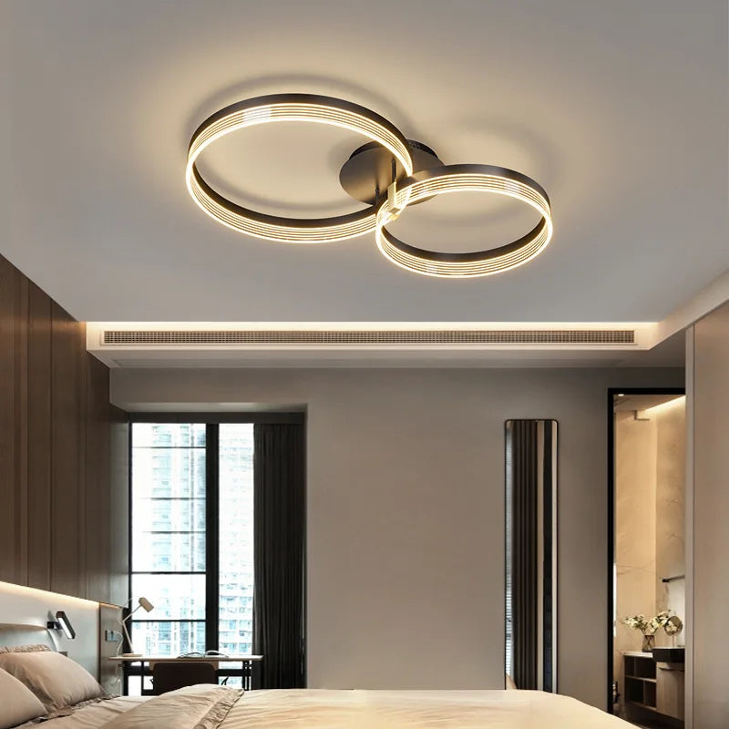 Modern Minimalism Round Ring Ceiling Lamp LED Lighting Fixture