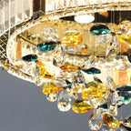 Crystal Flower LED Ceiling Light - Modern Home Decor.