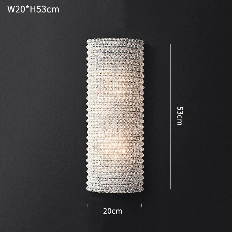 Crystal Loft Chandelier: Modern Luxury Circle Pendant Lamp for Living Room Lighting