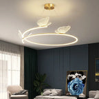 Modern Butterfly Chandelier Minimalist LED Pendant Light for Home Decoration