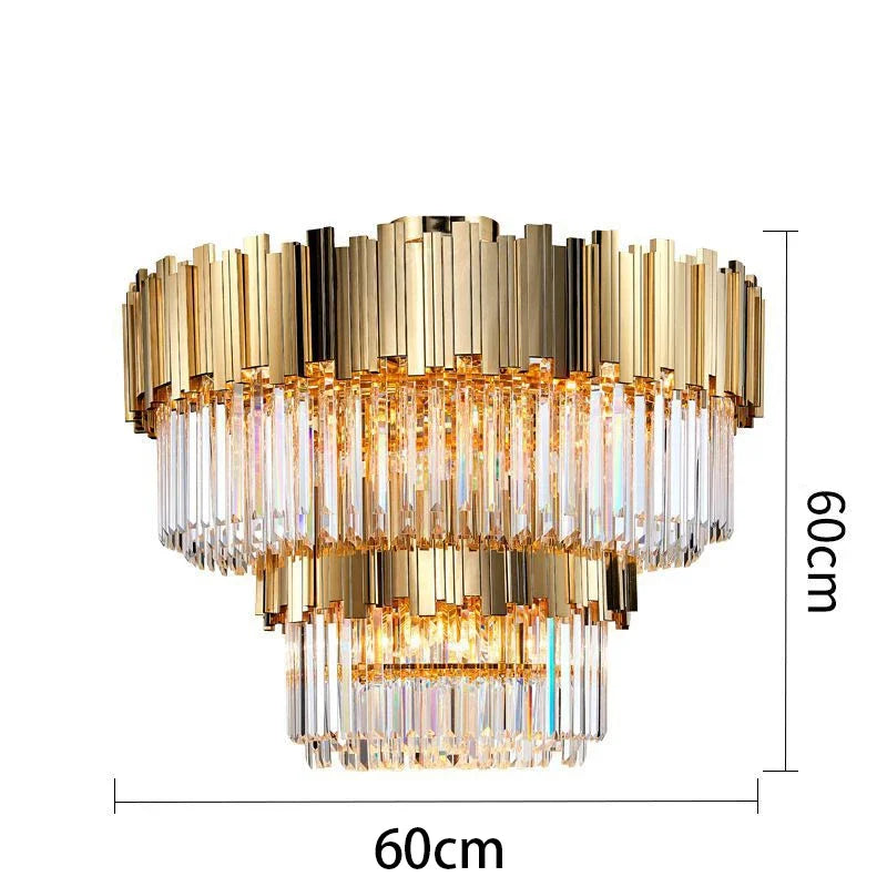 Modern Aluminum Circle LED Ceiling Chandelier for Bedroom Living Room Kitchen Fixtures