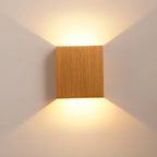 LED Up Down Wall Lamps: Gold & Silver Aluminium Wall Light for Bedroom, Living Room, Corridor