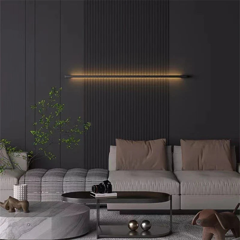 Linear LED Wall Lamp - Modern Nordic Style Home Decor Lighting