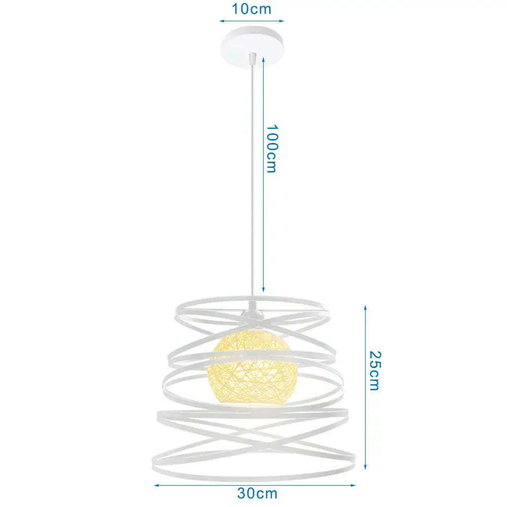 Retro Industrial Pendant Light: Modern Loft Hanging Lamp for Home Decor and Ceiling Lighting