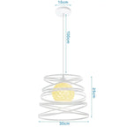 Retro Industrial Pendant Light: Modern Loft Hanging Lamp for Home Decor and Ceiling Lighting