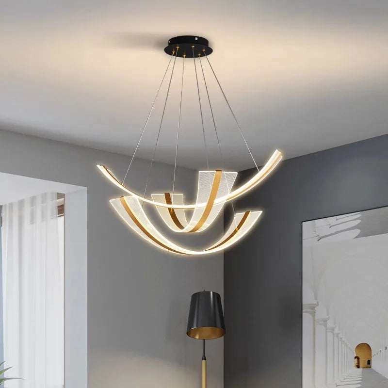 Modern Indoor Pendant Light Chandelier Ceiling Lamp LED Decorative Dining Room Lighting