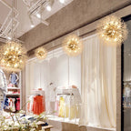 Dandelion Chandelier LED Sparkle Ball Crystal Lighting for Restaurant & Living Room