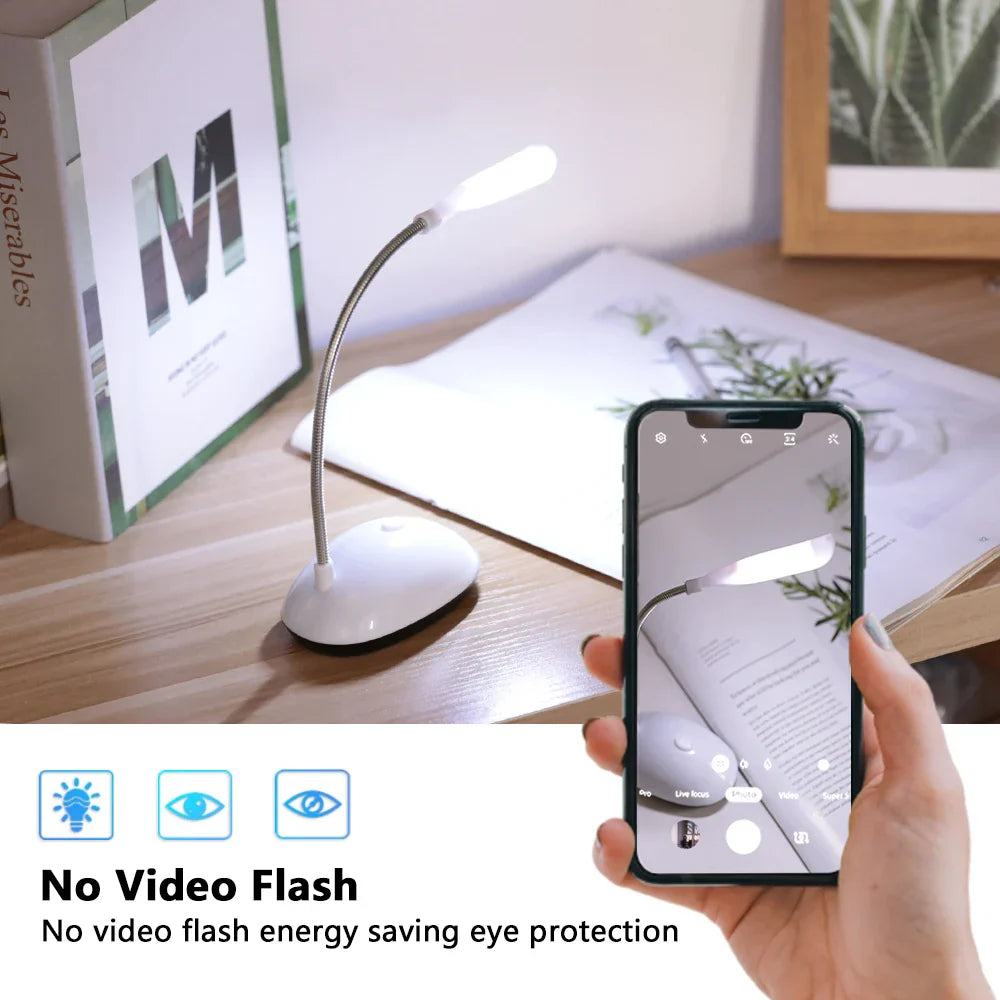 LED Desk Lamp | Table Reading Light for Study and Bedroom Bedside Reading