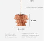 Bohemian Vintage Fela Tassel Handwoven Chandelier LED Home Decoration Light