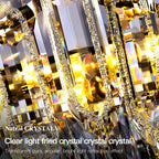 Crystal Chandelier: European Designer Style for Living Room, Bedroom & Dining Room