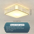 Crystal Light: Modern Restaurant Hotel Ceiling Light for Living Room