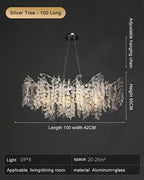 Crystal Pendant Chandelier: Elegant Lighting Fixture for Home, Dining Room, and Hotel