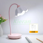 Lotus Floor Lamp: Modern LED Desk Lamp for Bedroom Study Living Room