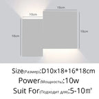 Modern Long Strip Wall Light for Living Room Hotel Bedside Stairs Fixtur