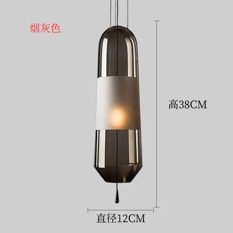 Modern Glass LED Pendant Lights for Dining Room Bedroom Kitchen.