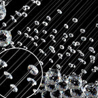 Crystal Pendant Lights: Luxury Modern Rectangle Hanging Lamps for Home Indoor Décor