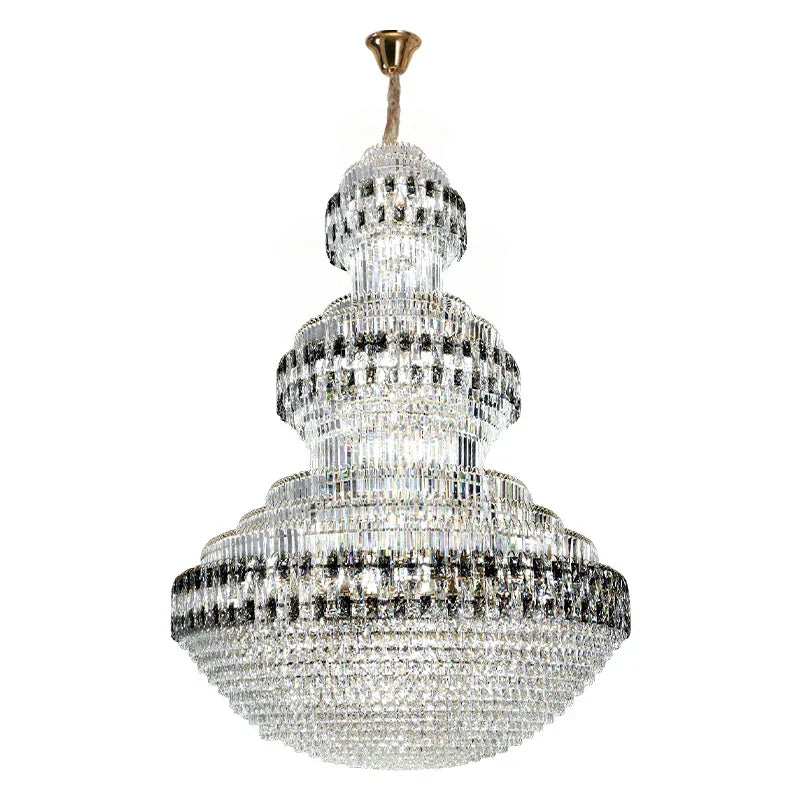 Luxury Crystal Villa Chandelier for Elegant Indoor Lighting Decor