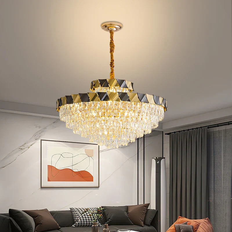 Crystal Chandelier: High-End Luxury Lighting for Living Room, Restaurant & More